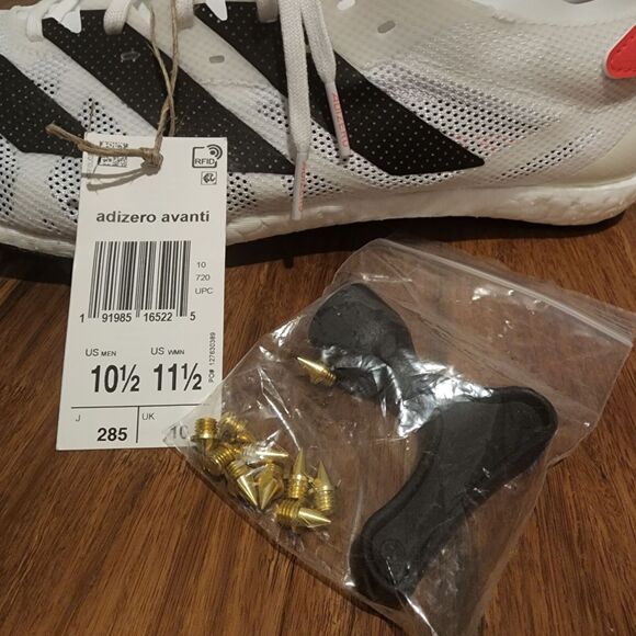Adidas Adizero Avanti Tokyo Mid to Long Distance Track & Field Spikes FZ2480 NWT - Picture 8 of 9